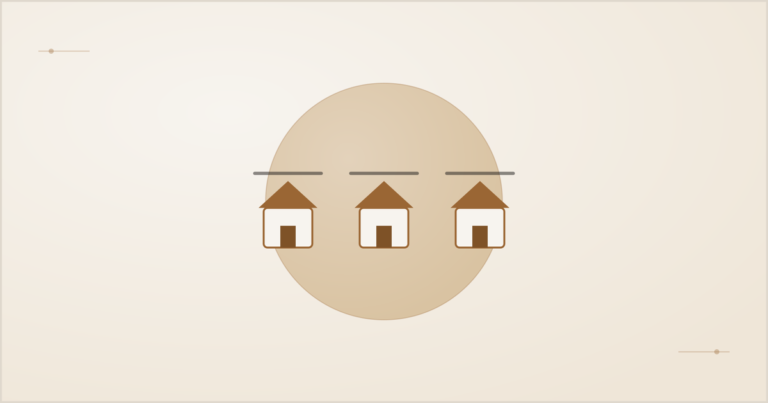 Three matching storefront icons representing consistent NAP data across business listings