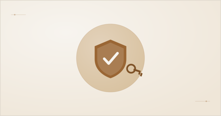 A shield with a checkmark next to a key icon, representing a Google Verified badge for a locksmith business